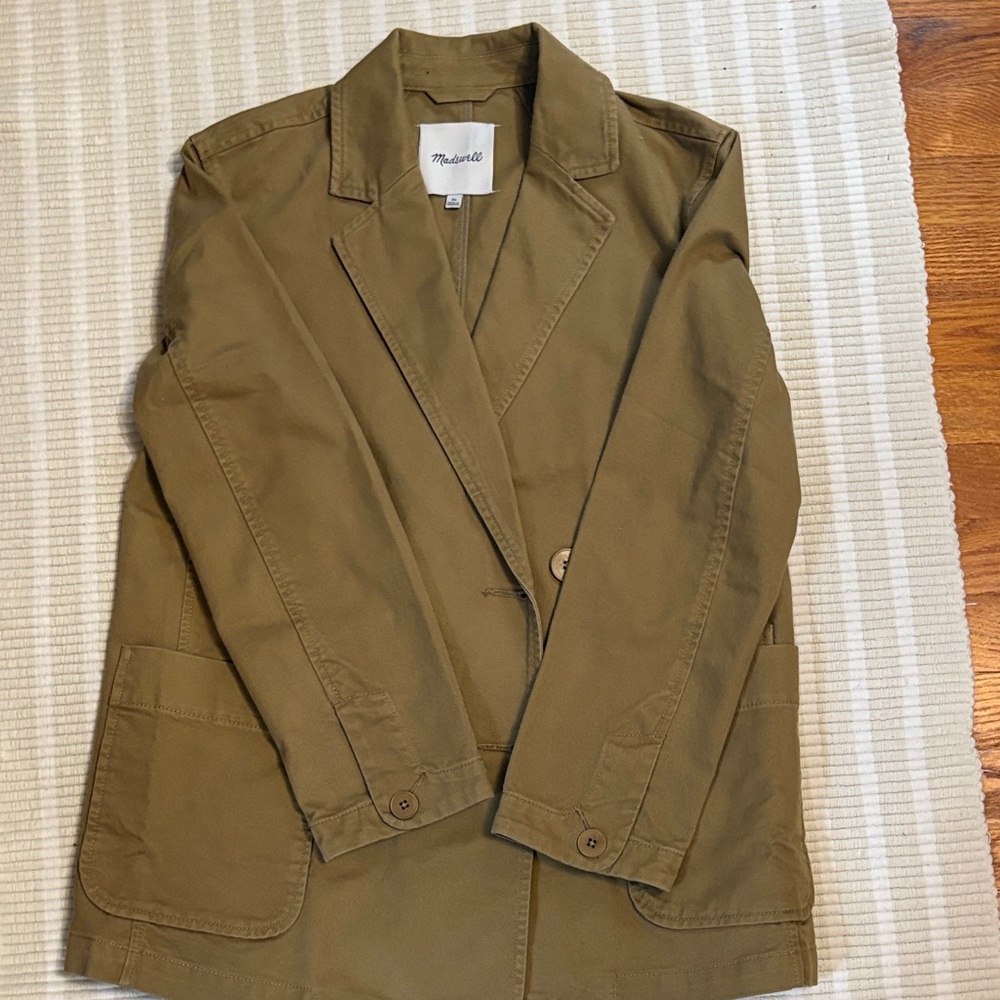 Madewell Olive Blazer